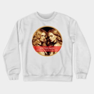 Design for Gemini with Funny Quotation_1 Crewneck Sweatshirt